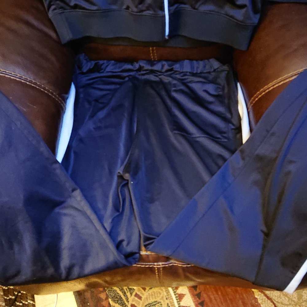 Extremely Ultra Rare Mecca USA blue baggy Vintage track pants size XXL